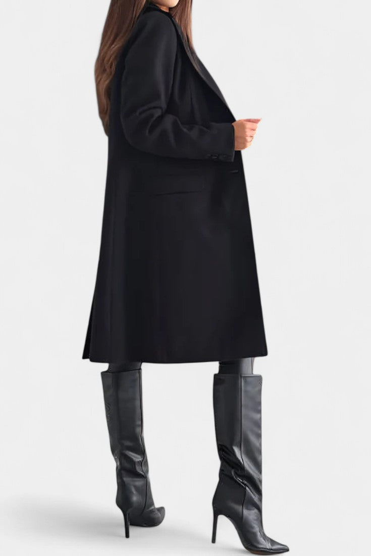 Vivienne - Manteau mi-long coupe ajustée