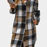 Odile - Veste à carreaux à capuche