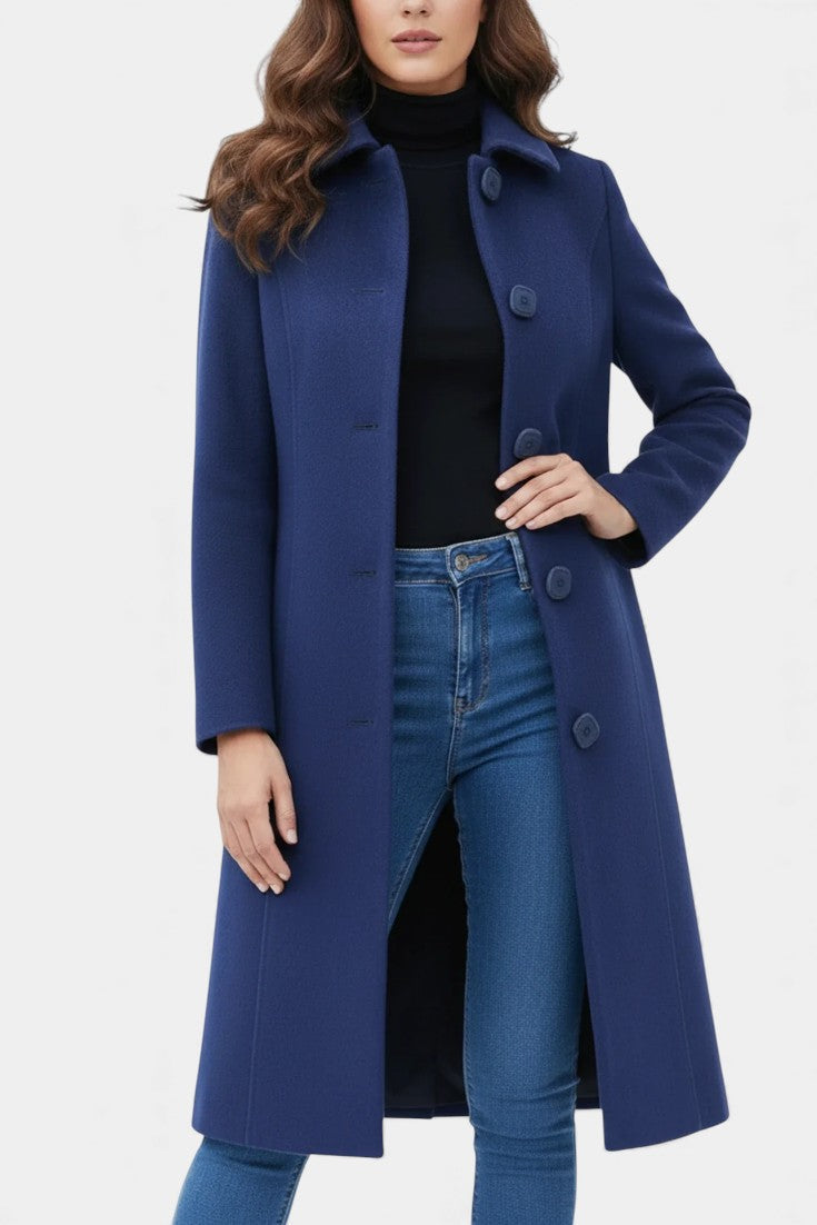 Cosette - Manteau long d'hiver coupe ajustée