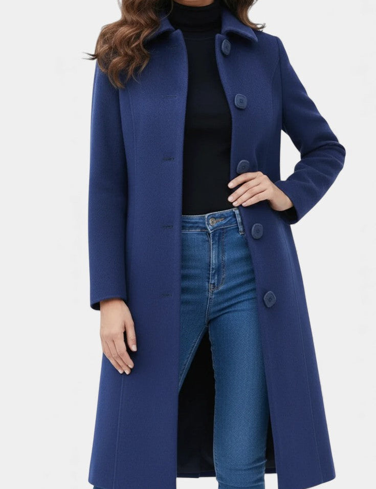 Cosette - Manteau long d'hiver coupe ajustée