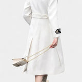 Rosaline - Manteau long à double boutonnage