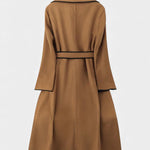 Marguerite - Manteau long ceinturé