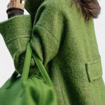 Cornélie - Manteau long oversize à double boutonnage
