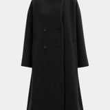 Cornélie - Manteau long oversize à double boutonnage