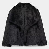 Laurence - Manteau oversize en peluche allure affirmée