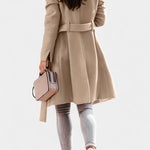 Odette - Manteau long à ceinture