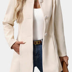 Pierrette - Manteau à col haut coupe ajustée
