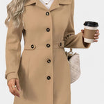 Renée - Manteau à ceinture coupe ajustée