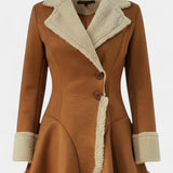 Agathe - Manteau cintré évasé à boutons