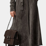 Margaux - Manteau long façon western à ceinture