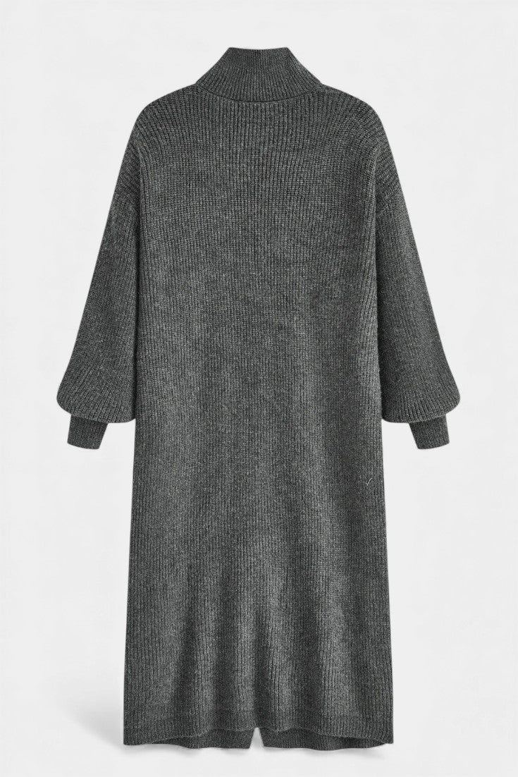 Amélie - Manteau long à col roulé