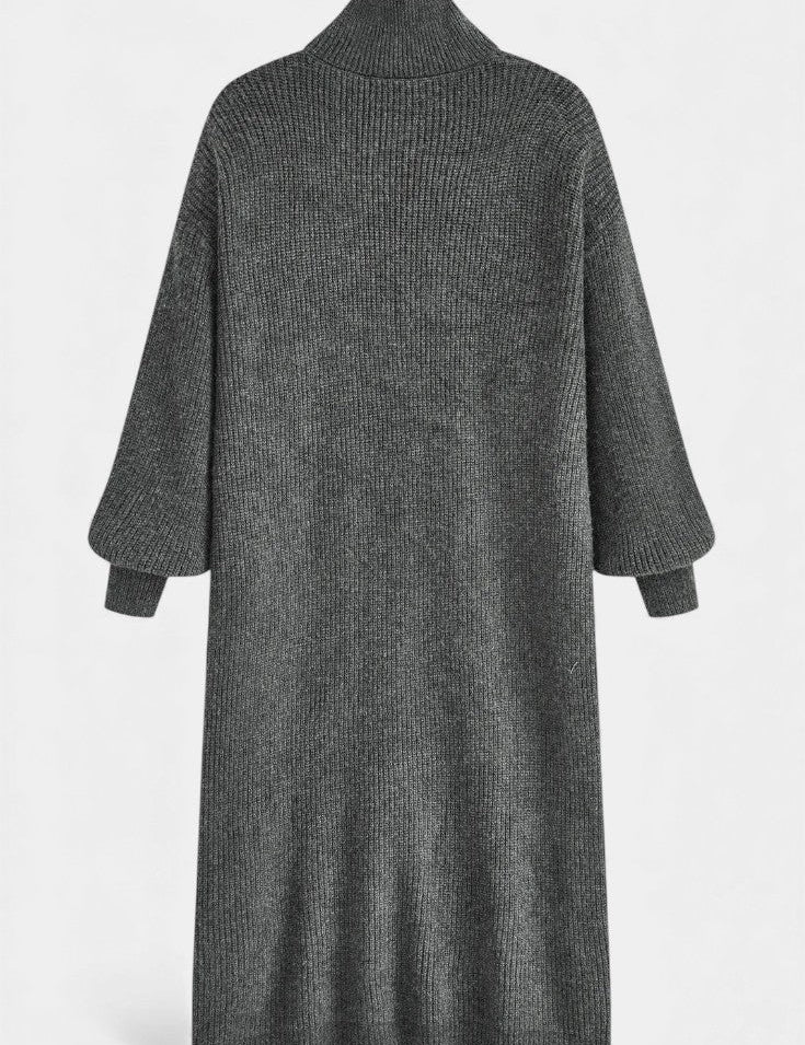 Amélie - Manteau long à col roulé