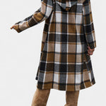 Odile - Veste à carreaux à capuche