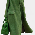 Cornélie - Manteau long oversize à double boutonnage
