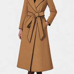 Marguerite - Manteau long ceinturé