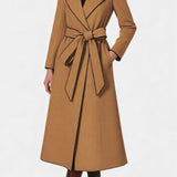 Marguerite - Manteau long ceinturé