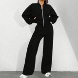 Madison Ensemble Loungewear Femme – Deux-Pièces Doux avec Coupe Relaxée & Taille Ajustable