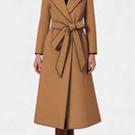 Marguerite - Manteau long ceinturé