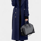 Rosabelle - Manteau long à double boutonnage coupe ajustée