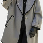 Maud - Manteau à grand col allure affirmée
