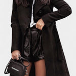 Odette - Manteau long à ceinture