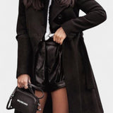 Odette - Manteau long à ceinture