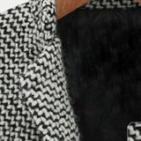 Yasmine - Manteau long texturé coupe ajustée
