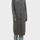 Amélie - Manteau long à col roulé