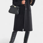 Vivienne - Manteau mi-long coupe ajustée