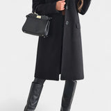 Vivienne - Manteau mi-long coupe ajustée