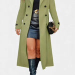 Philippine - Manteau long à double boutonnage et revers
