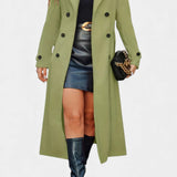 Philippine - Manteau long à double boutonnage et revers