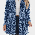 Nadine - Manteau long en peluche à capuche