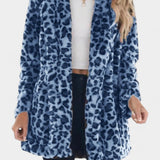 Nadine - Manteau long en peluche à capuche