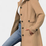 Renée - Manteau à ceinture coupe ajustée