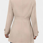 Renée - Manteau à ceinture coupe ajustée