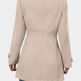 Renée - Manteau à ceinture coupe ajustée