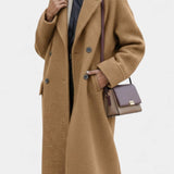 Cornélie - Manteau long oversize à double boutonnage