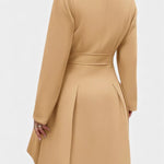 Aurélie - Manteau trapèze à double boutonnage