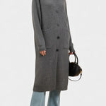 Amélie - Manteau long à col roulé