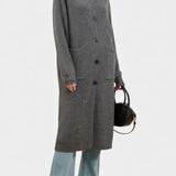 Amélie - Manteau long à col roulé