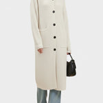 Amélie - Manteau long à col roulé