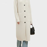 Amélie - Manteau long à col roulé