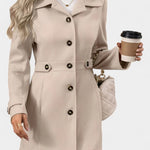 Renée - Manteau à ceinture coupe ajustée
