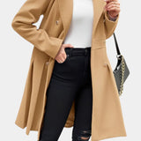 Aurélie - Manteau trapèze à double boutonnage
