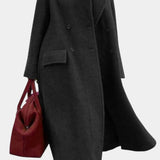 Cornélie - Manteau long oversize à double boutonnage