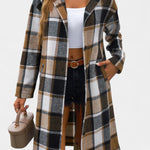 Odile - Veste à carreaux à capuche