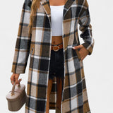 Odile - Veste à carreaux à capuche