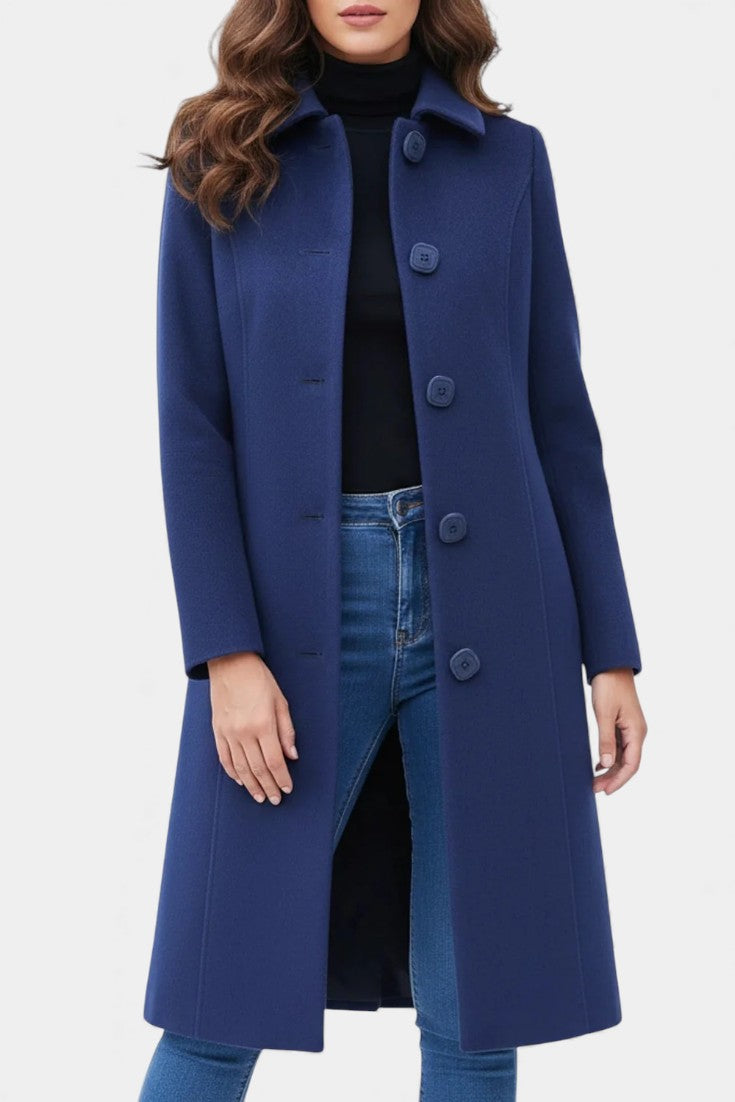 Cosette - Manteau long d'hiver coupe ajustée