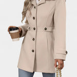 Renée - Manteau à ceinture coupe ajustée